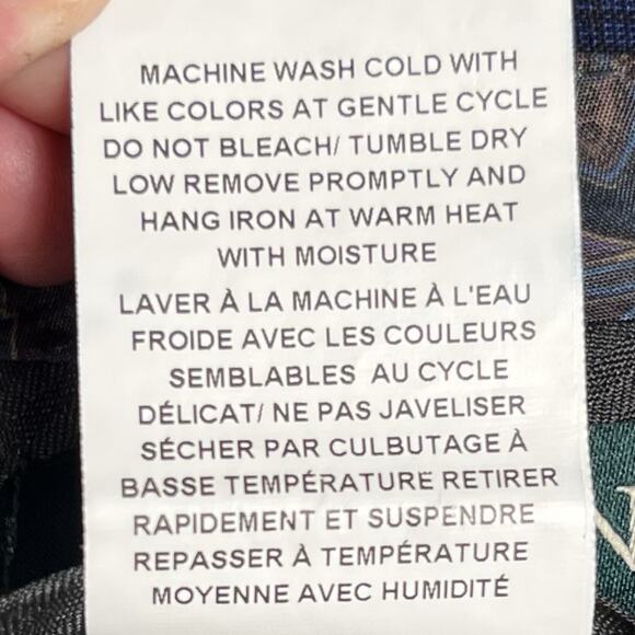 Lauren Ralph Lauren Dress Trouser Pants Mens 36x32 Navy Black Houndstooth Preppy - Picture 7 of 8